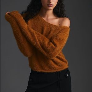 Anthropologie Pilcro Faux Fur Sweater - size XS